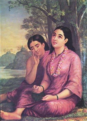 Shakuntala writes to Dushyanta.